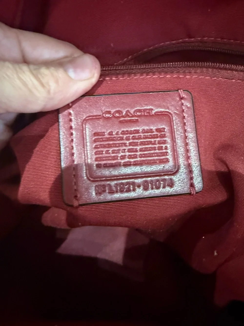 Coach Brown and Pink Signature Backpack